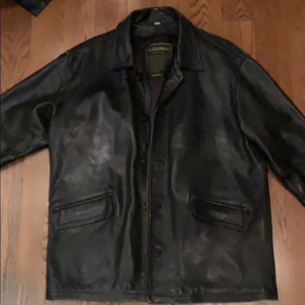 A-1 Global distressed leather jacket